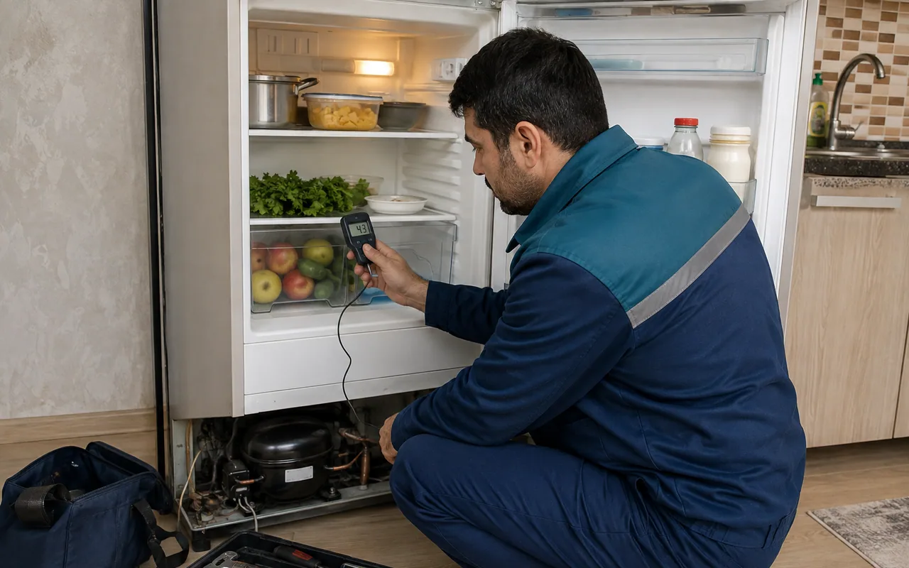 Masazırda soyuducunun soyutmama nasazlığı
